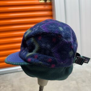 Patagonia Kids Fleece Hat - Blue and Green